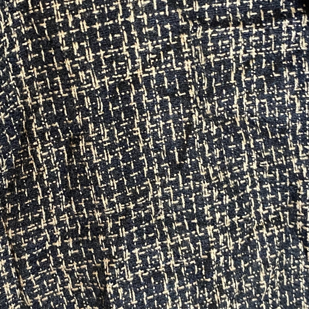 Vintage Bentley‎ Blazer Juniors 9/10 Blue Check Acrylic One Button Made USA 90s - Picture 8 of 16